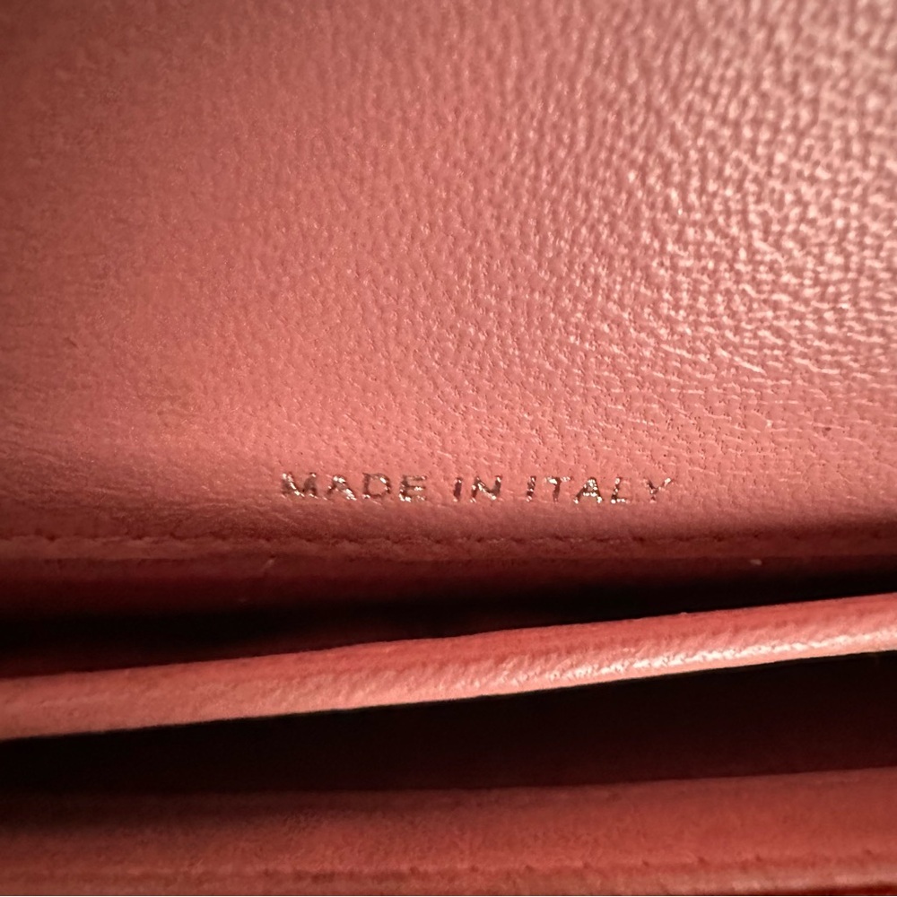 CHANEL Pink Floral Embossed Wallet - Picture 9 of 10